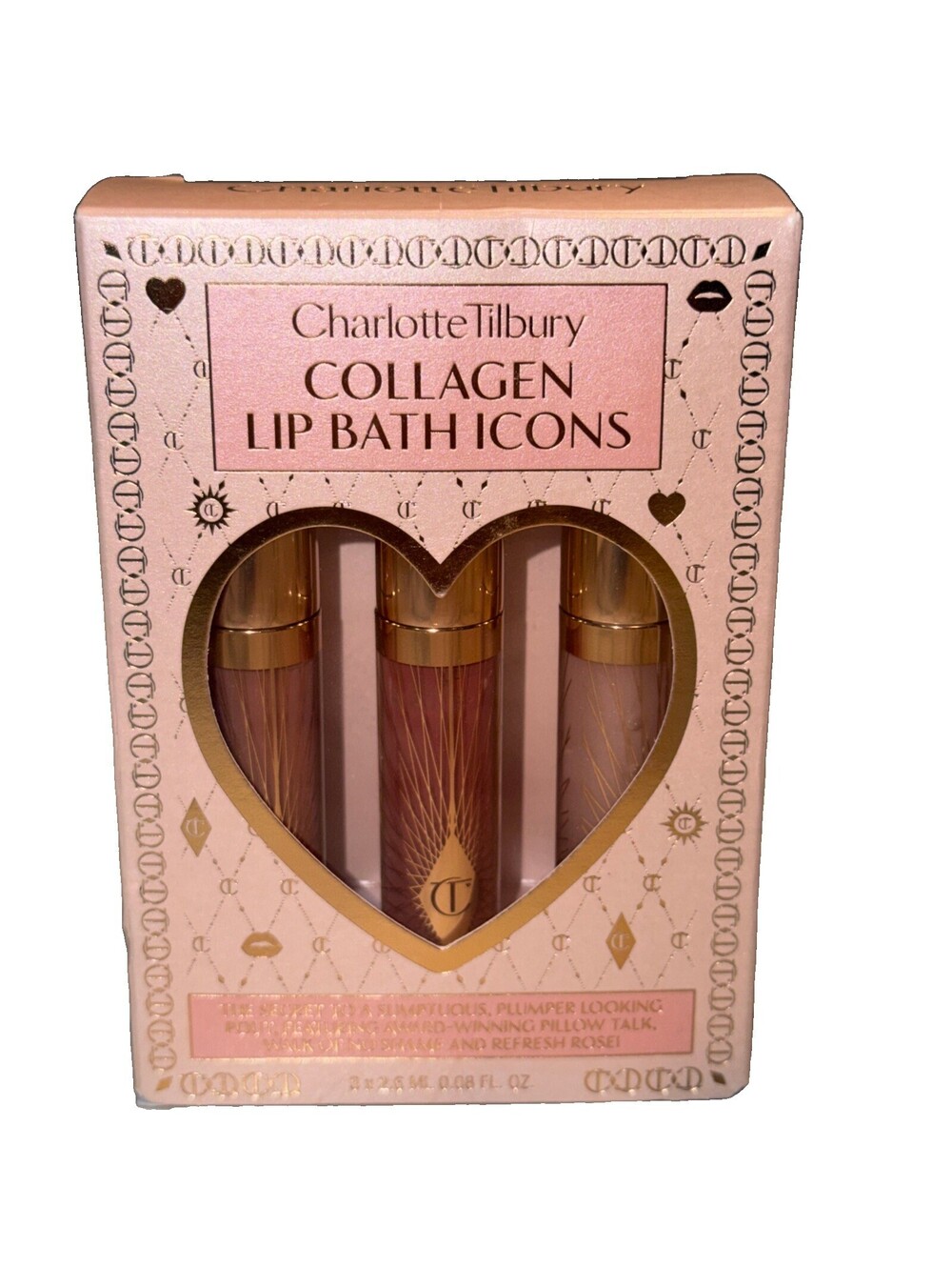 Charlotte Tilbury COLLAGEN LIP BATH ICONS KIT Plumper Pillow Talk Walk Of Shame